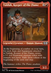 (89) Valduk, Keeper of the Flame - ETCHED FOIL